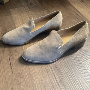 Crown Vintage Samali Suede Comfort Preppy Loafer Tan Suede Women US 8M